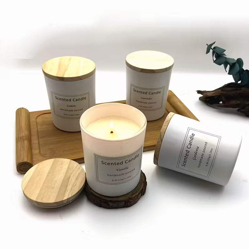 4-Flaschen Aromatherapie-Kerzen-Set