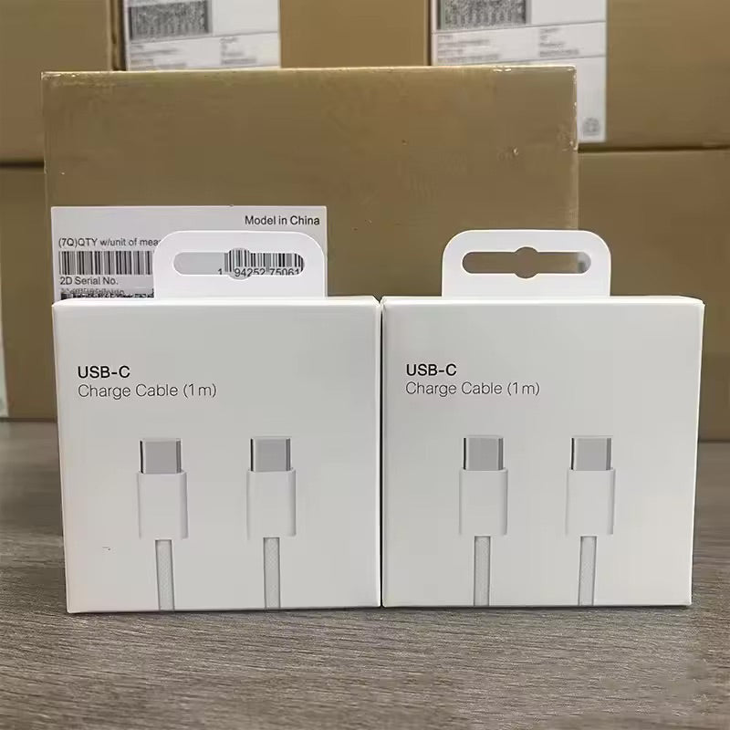 Ab-Werk-Preis 1M 2M Typ-C auf Typ-C 240W 60W Geflochtenes Ladekabel für iPhone 16 Schnellladekabel für iPhone 17 16 Pro Max 15
