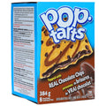 Kellogg's Pop-Tarts Frosted Chocolate Chips 8er 4x2 einzeln verpackte große Kekse mit Schokoladen-Füllung, Dekor mit Schokoladen-Geschmack und Schokoladentropfen